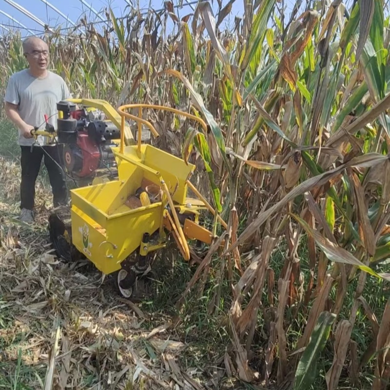 Combine Harvester Mini - Moissonneuse-batteuse à maïs mini-ferme économique à