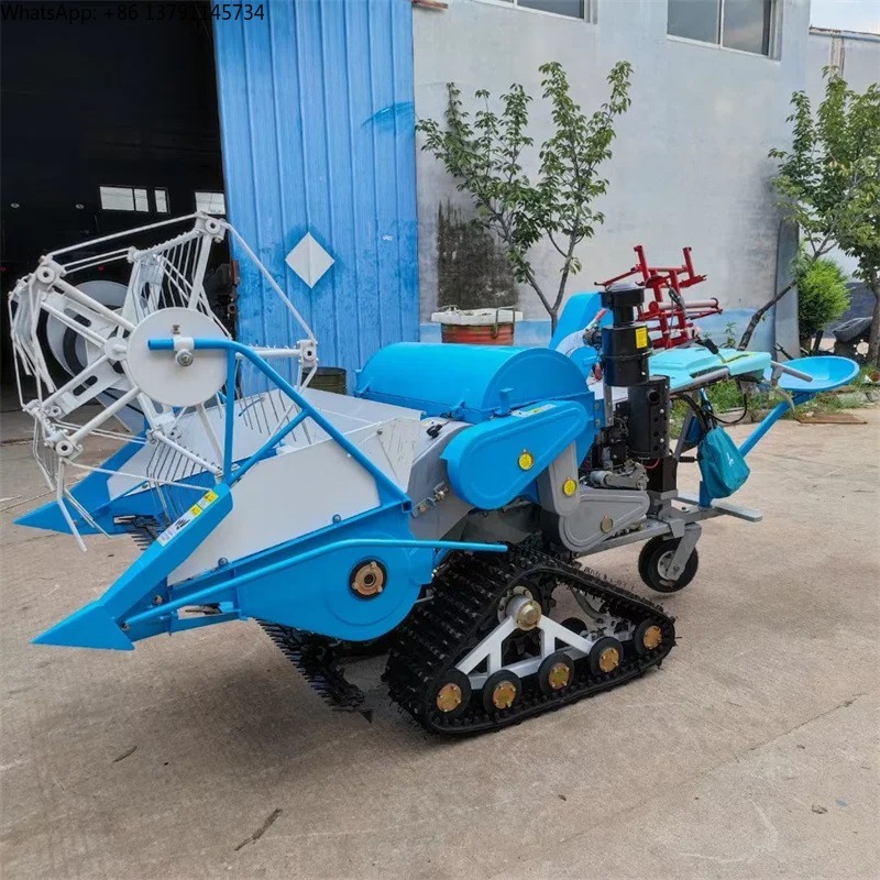 Combine Harvester Mini - Petite moissonneuse-batteuse à engrenages pour riz,