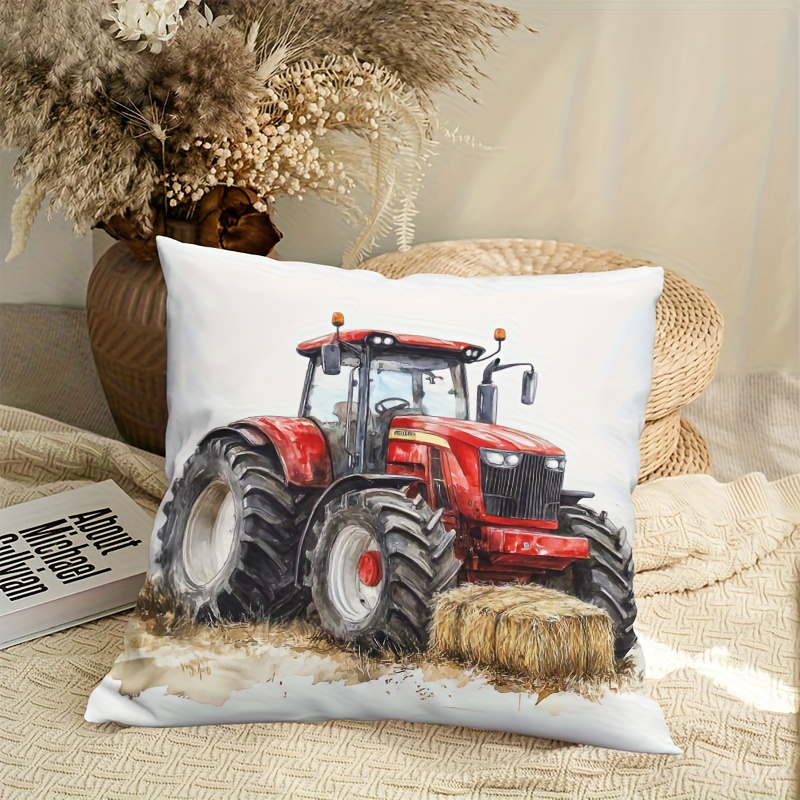Housse de coussin rustique à m - Agriculture Farming Cartoon avis et prix