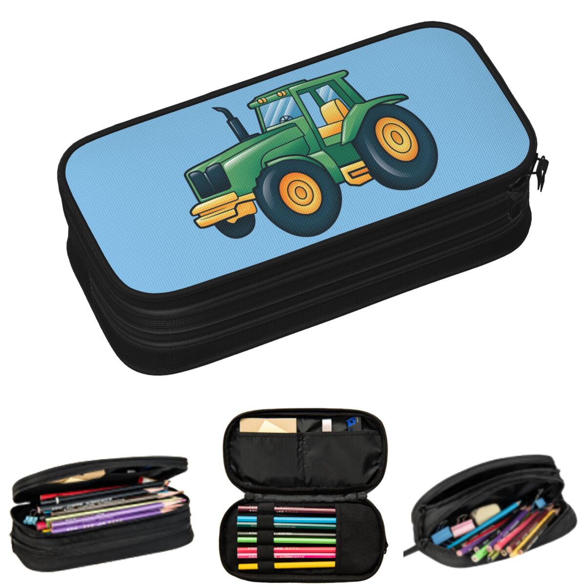 Trousse à crayons avec dessin  - Agriculture Farming Cartoon avis et prix